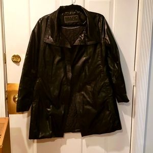 Womans jacket by Andrew Marc. Black with a sheen, size 10